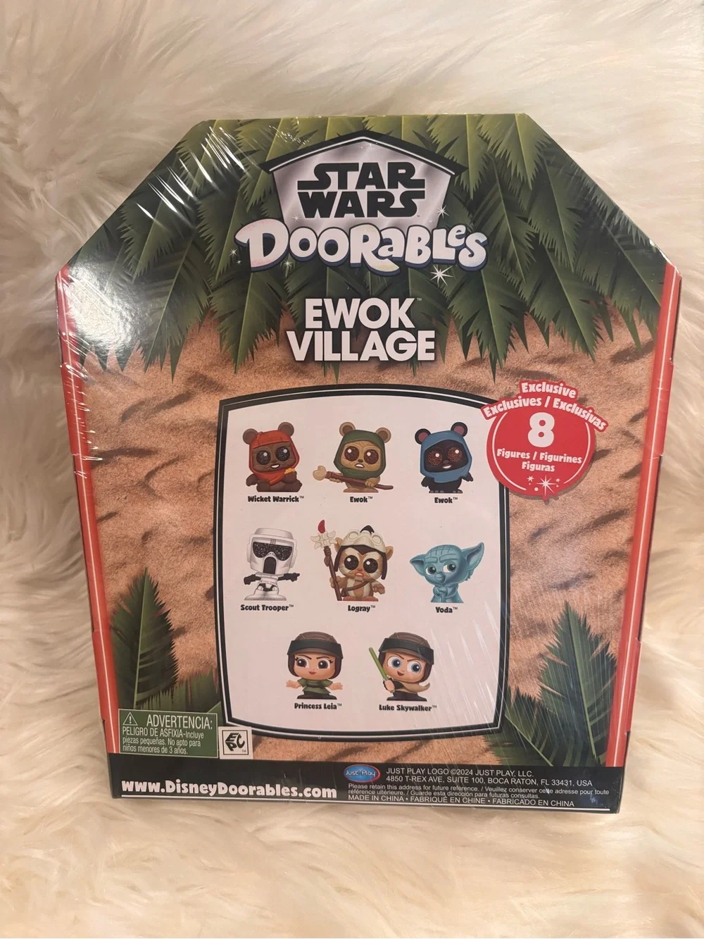 EWOK VILLAGE COLLECTION PEEK Disney Doorables Star Wars 8 Figures 24’ NEW/SEALED